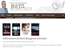 Tablet Screenshot of matsberggren.com